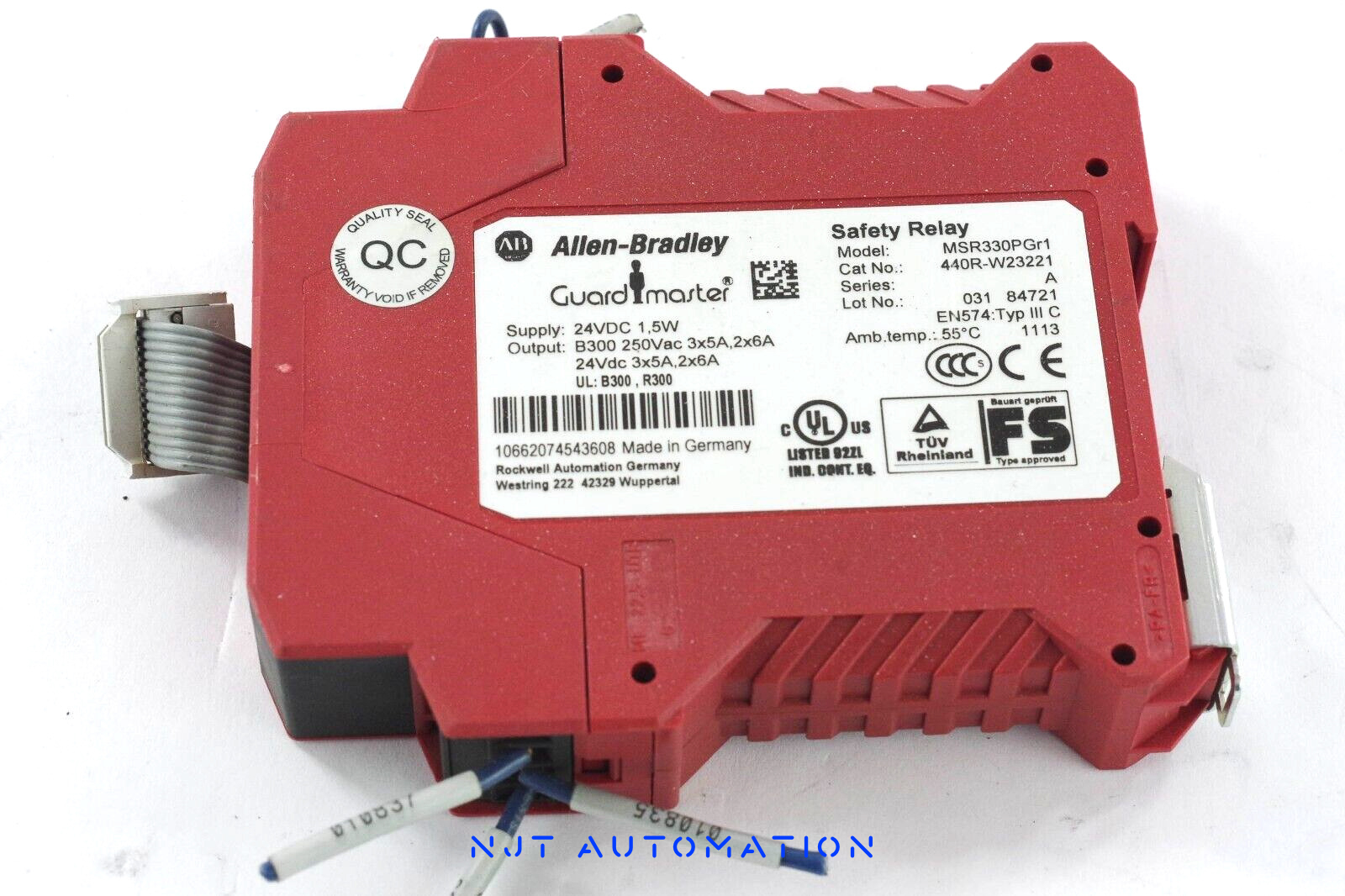 Allen Bradley 440R-W23218 Guard – front view